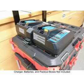 Makita Milwaukee Packout Mount for Makita DC18RD Charger - Milwaukee Packout