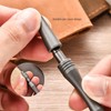 Hamans Ballpoint Pen 4.02" Spiral Pen Cap Design Titanium EDC
