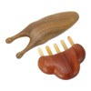 Sandalwood Massage Comb Wide Tooth Scalp Scraping Comb with Nose