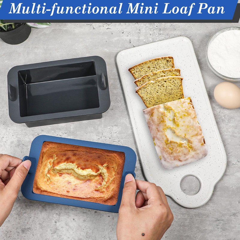 Webake Silicone Air Fryer Bread Loaf Pan for Baking, Nonstick