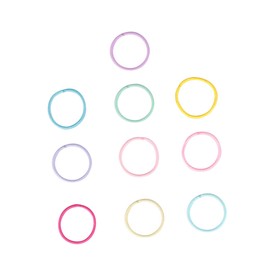 SAFIGLE 200pcs Colorful Elastic Baby Hair Ties Set Toddler Rubber Bands for Ponytails for Boys and Girls Mixed Colors No Damage