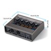 summina Audio Card Audio Interface Recording Audio Interface XLR Reverbero