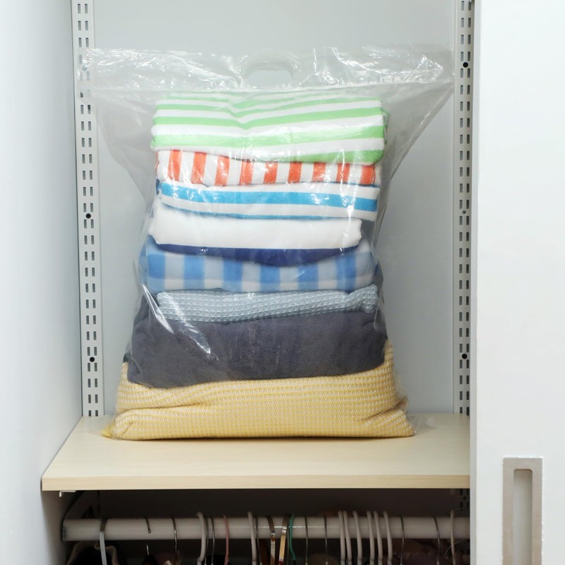 Aliceset 12 Pcs Large Plastic Bags with Zipper Top 26