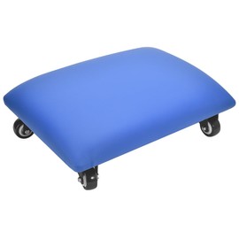 Low Rolling Stool Chair Low Roller Seat Low Stool with Wheel Low Chair Movable Mini Stools for Home Office Garage Pedicure Mechanic Cleaning Floor (Blue)