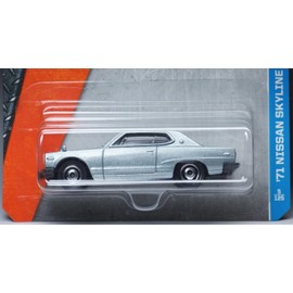 Matchbox 2016 MBX Adventure City '71 Nissan Skyline 2000 GTX 5/125, Silver