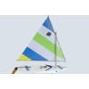 Wooden SUNFISH Model Sailboat Decoration 16 -11