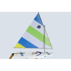 Wooden SUNFISH Model Sailboat Decoration 16 -11