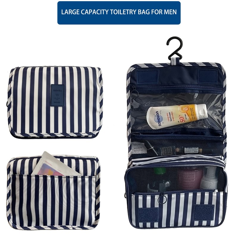 L&FY Hanging Travel Toiletry Bag Women's Cosmetic Organizer Makeup Pouch
