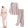 Yodilala warm hospital gown, bedridden patient gown, easy to put