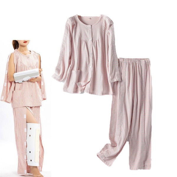 Yodilala warm hospital gown, bedridden patient gown, easy to put