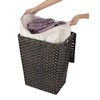 Whitmor Rattique Laundry Hamper with Lid and Removable Liner -