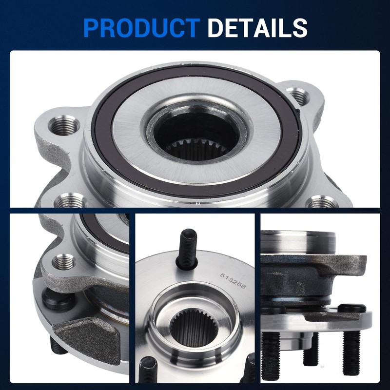 Autoround 513258 Front Wheel Hub Assembly Fits Toyota RAV4 2006-2018