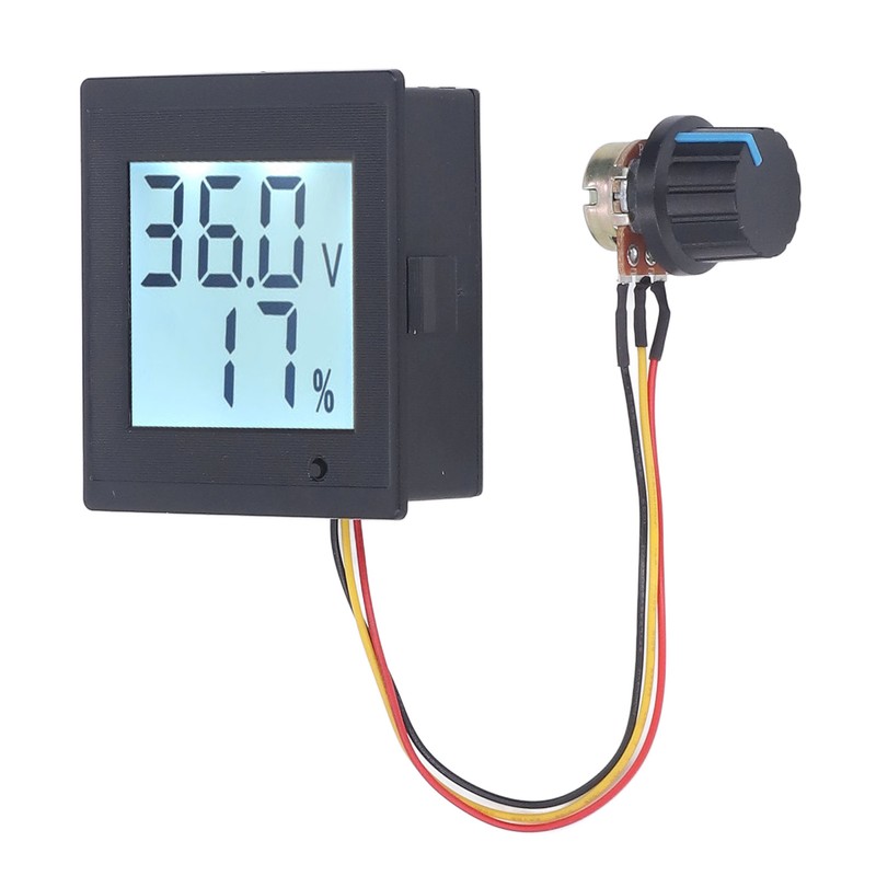DC Motor Speed Controller Governor with Start Switch LCD Brushed