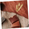 Operitacx DIY Leather Craft Kit 3pcs Copper Leather Slicker Creaser