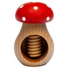 SIKORA NK-P Nutcracker Made of Beech Wood as Mushroom Figure