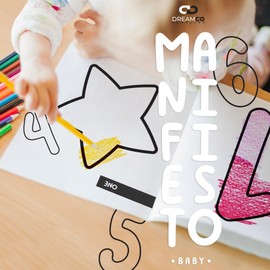 Coloring Book for Babies and Toddlers, Manifiesto Baby, Big Cartoons for Hours of Relaxation and Fun (English)