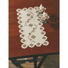 Permin Hardanger Table Runner Embroidery Kit Hardanger Beige Counted Pattern