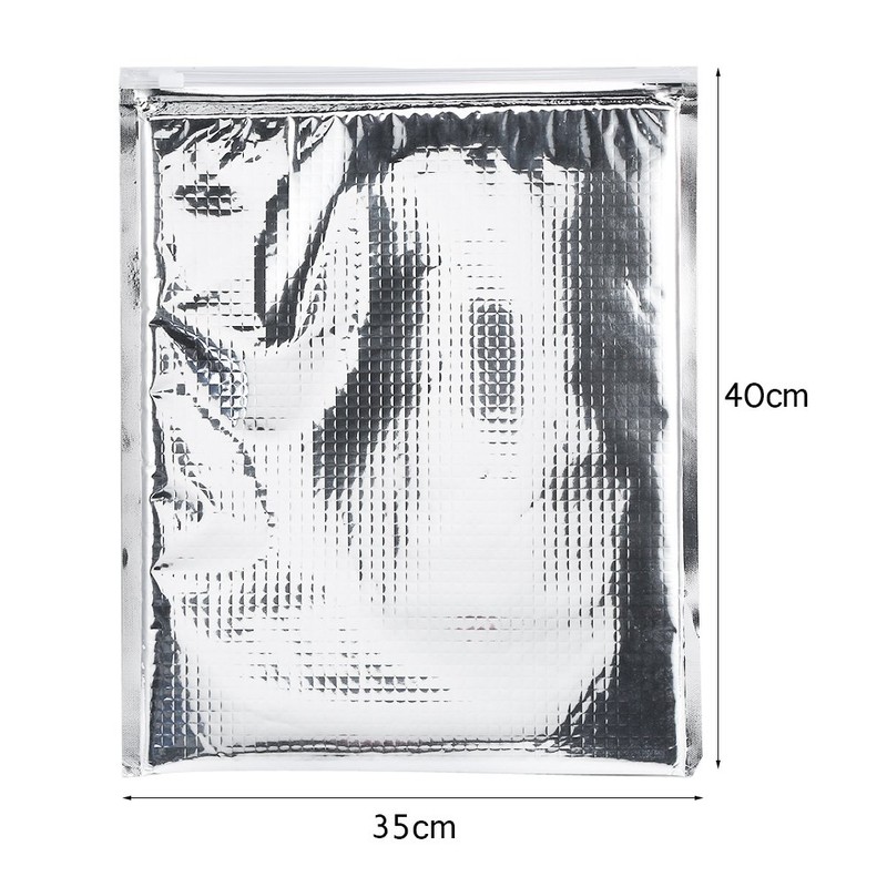 Aluminum Foil Bags, Reusable Insulated Zip Lock Bag, Food Storage