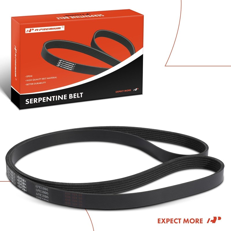 A-Premium Engine Serpentine Drive Belt Compatible with Nissan Rogue 2008-2013,