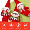 The TWIDDLERS 3 Sitting Gnome Figures for Christmas Made of