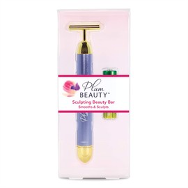Plum Beauty Sculpting Beauty Bar, Skin Massager, Anti-Wrinkles, Anti-aging, Improves Skin tone, Stimulates facial muscles