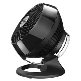 Vornado 460 Whole Room Air Circulator, Small Fan with 3 Speed Settings, Powerful Cooling Fan, Adjustable Tilt, Easy to Clean, Quiet for Home, Office, Bedroom, Black