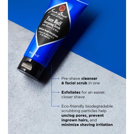 Jack Black Skin Saviors Set for Men – Face Scrub, Facial Cleanser, Face Moisturizer, Lip Balm, Mens Skin Care Kit, Men's Skincare Gift Set