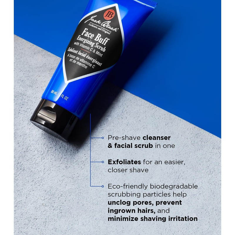 Jack Black Skin Saviors Set for Men – Face Scrub,