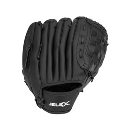JELEX Safe Catch Baseball Glove Left for Right-Handed Users (Black)