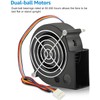 GDSTIME High Speed 97mm x 33mm 4-Pin PWM Blower 24V