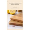 Wooden Cutting Board with Handle, 33 cm x 21 cm,