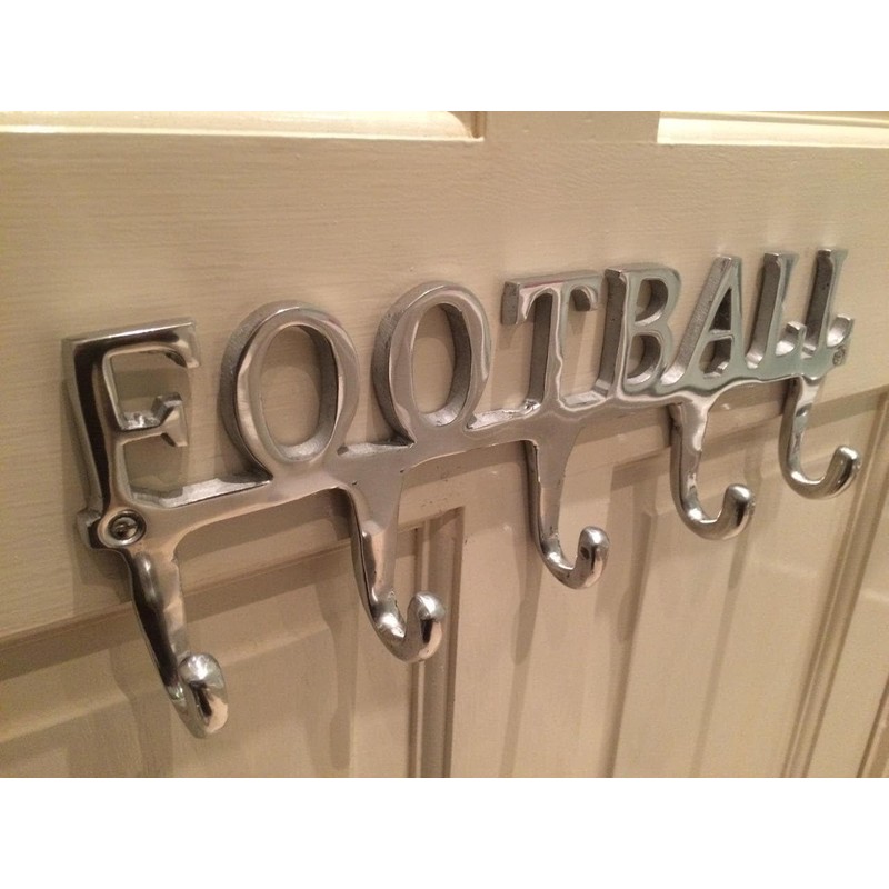 Football Rack 5 Hooks Football Bedroom Medals kit Gown Coat