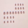 RUOKEXIN Coffin Press on Nails Medium Length Fake Nails Ombre