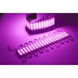 LEDUPDATES BRIGHTEST STORE FRONT WINDOW LED LIGHT Pink color 20ft with UL POWER SUPPLY BRIGHTER THAN most other light module