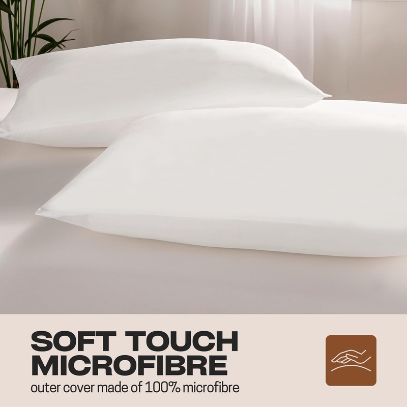 Night Comfort Luxury Anti-Allergy Pillow Soft Support for Front Sleepers,