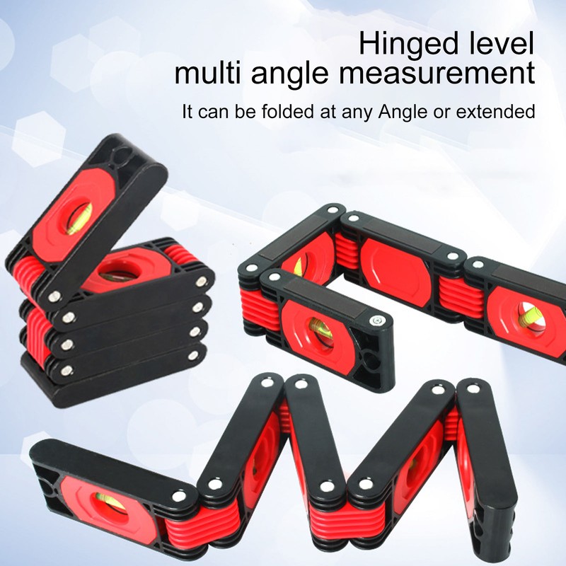 Foldable Level 72cm Multi Angle Precise Measurement 6 Sections Magnetic