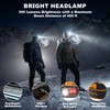 SuperFire Headlamps for Adults Rechargeable 2-Pack, Motion Sensor LED Headlamp,