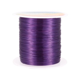 PandaHall 236 Feet Tarnish Resistant Bare Copper Wire 28 Gauge 0.3mm Jewelry Beading Wire for Crafts Beading Jewelry Making Supplies(Indigo)