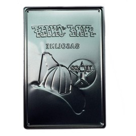 FIRE CHIEF AVSB-109 Gasoline Oil Garage Motorcycle Garage Sign Vintage Biker Interior Sign