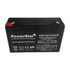 PowerStar New 6V 12Ah SLA Battery for Emergency Lighting Fire