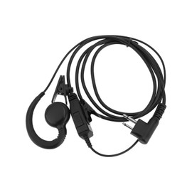 Be In Your Mind G-Shaped Walkie Talkie Headset 2-Pin Radio Earpiece Compatible with Motorola Radios Walkie Talkies CP110 CP185 CP200