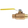 Apollo 70-200 Series Bronze Ball Valve, Two Piece, Inline, Lever,