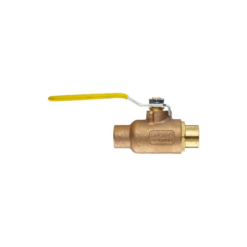 Apollo 70-200 Series Bronze Ball Valve, Two Piece, Inline, Lever,