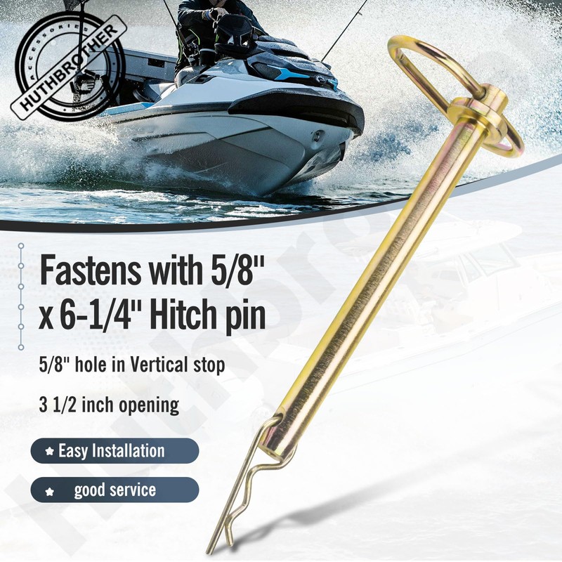 5801632 Trailer Bumper & Hitch Pin, Compatible with Bow Stops