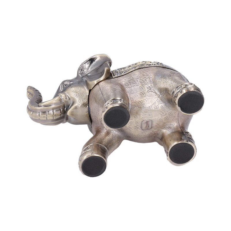 Cigar Ashtray Vintage Elephant Wind Proof Embossed Design Durable Metal