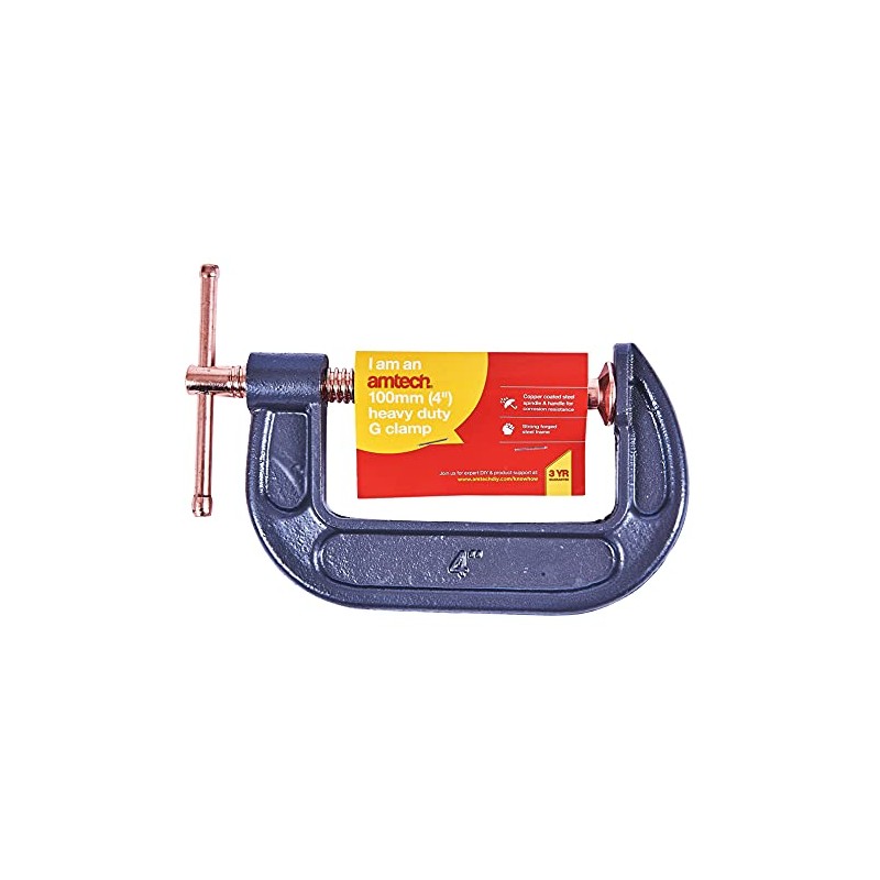 Amtech W5750 100mm (4") Heavy Duty G-clamp