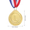 Toddmomy 12-Piece Set Metal Medals, Gold Silver Bronze Medals Award,