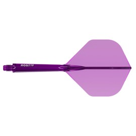 CUESOUL ROST 77 Integrated Dart Shaft and Flight, Large Standard Shape, Set of 3 (Clear Colour Series)