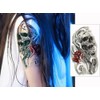 (Fantasy) THE FANTASY Tattoo Sticker Skull Skull Skull-4 [Medium/A5] (yms036)