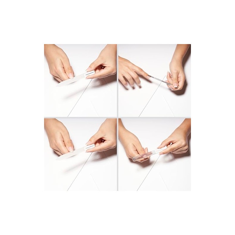 Tweezerman Juego de manicura de cristal